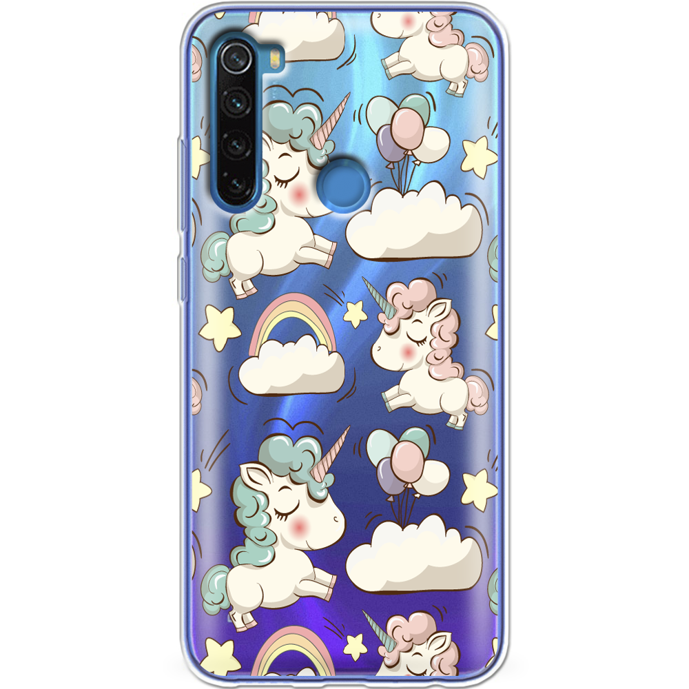 Чехол Boxface Xiaomi Redmi Note 8 Unicorns Прозрачный силикон (38214-cc2-38214)