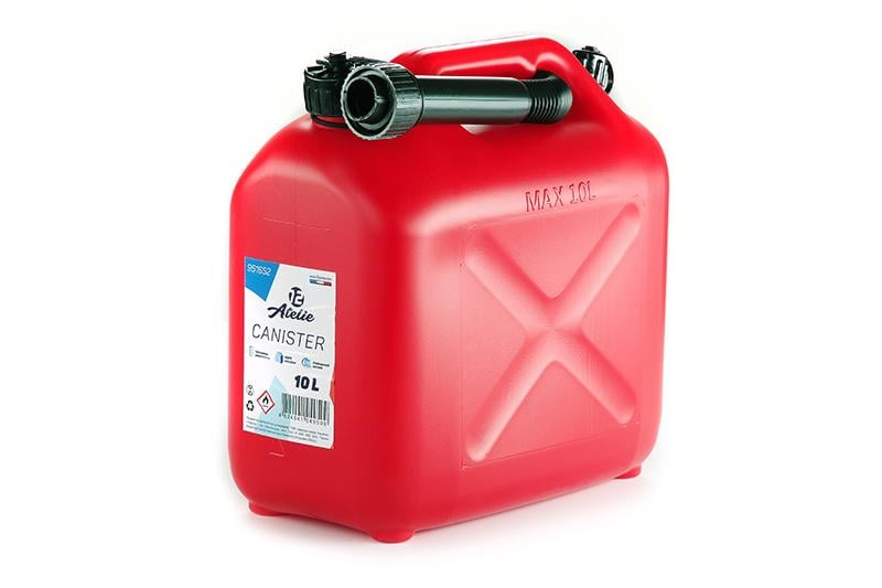 Канистра пластиковая 12 Atelie 10 л HDPE с воронкой воздушным клапаном и прозрачной измерительной полосой (951652)