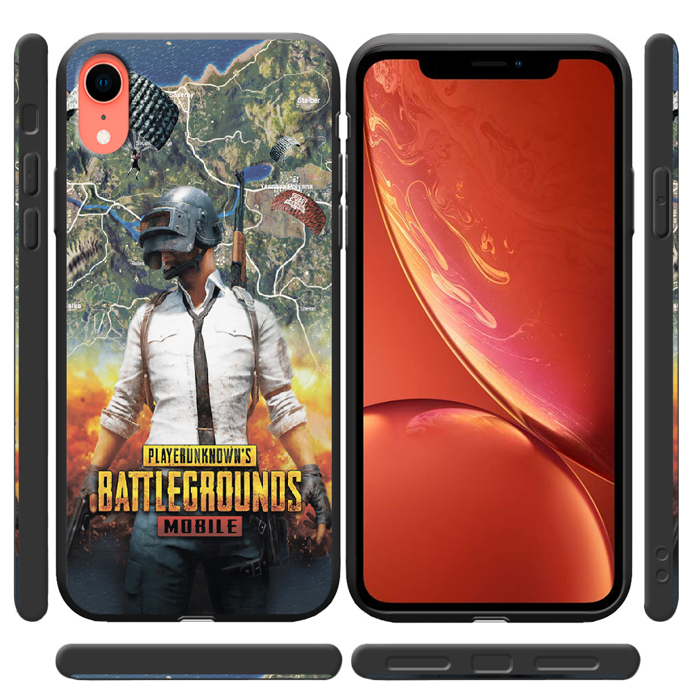 Чохол Boxface iPhone XR PUBG Mobile Чорний силікон (35417-up2309-38739) - фото 2