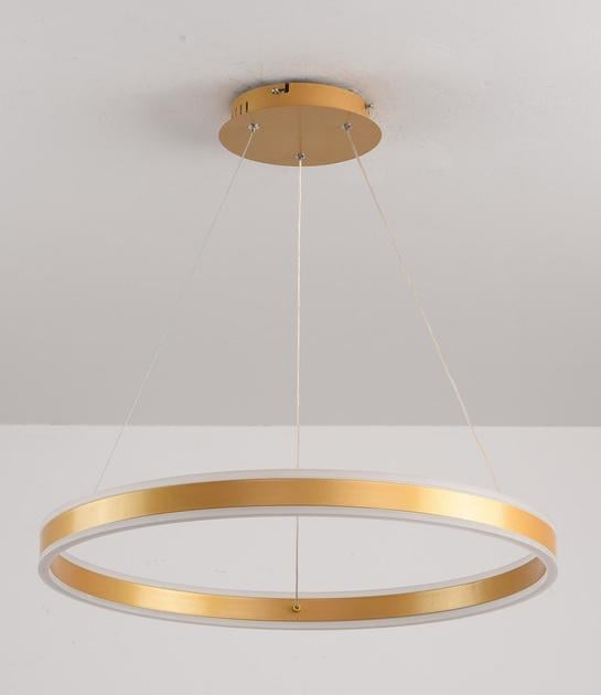 Люстра светодиодная ESLLSE STELLA 96W R/APP/600Х1200/220V/IP20 White/Gold (27712851)