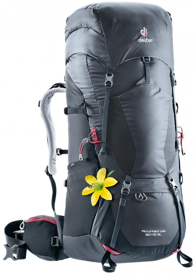 Рюкзак Deuter Aircontact Lite 60+10 SL (Old) Black-Graphite (1052-4340218 4701)