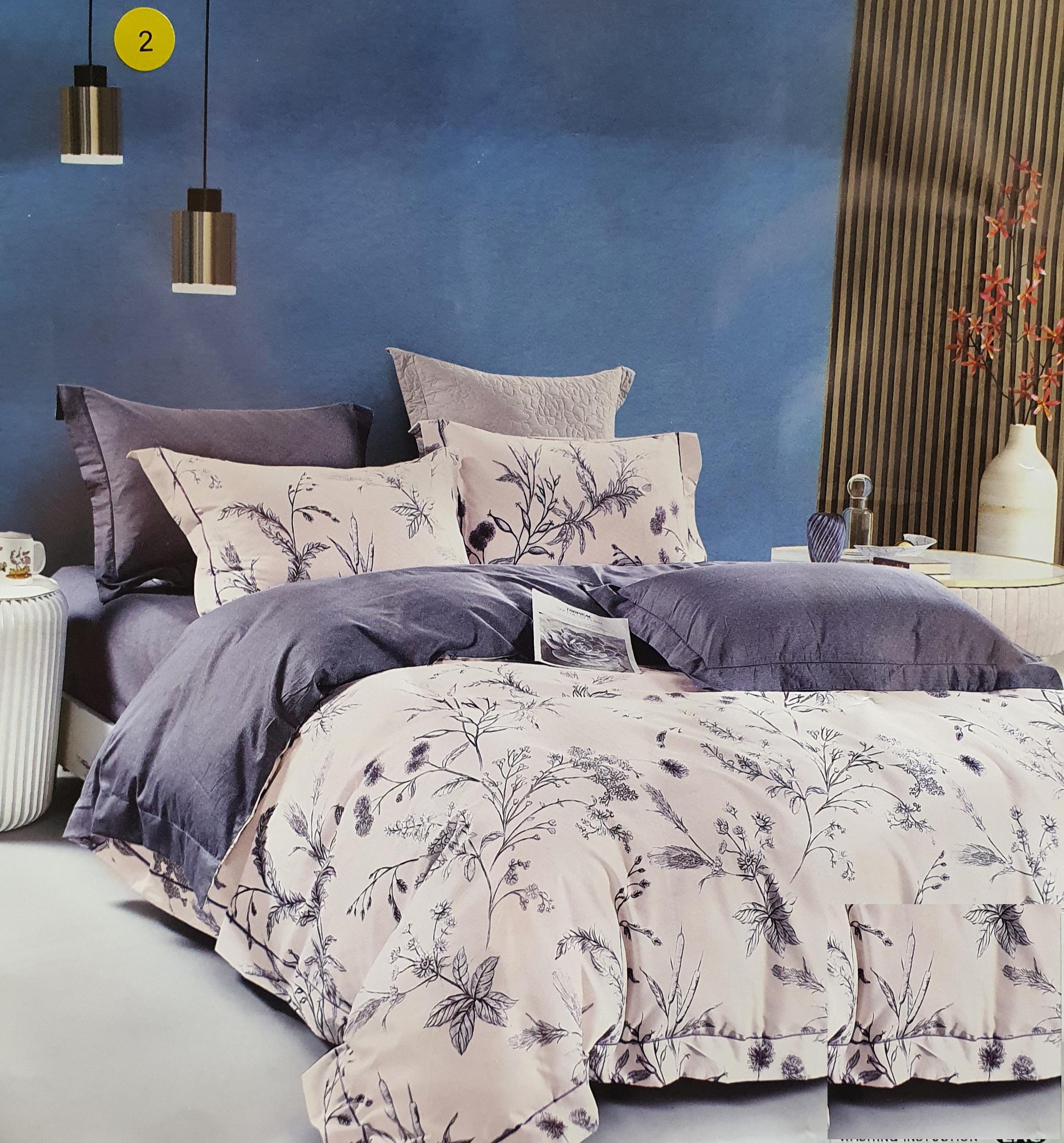 Комплект постельного белья с одеялом в цветах евро (700556)