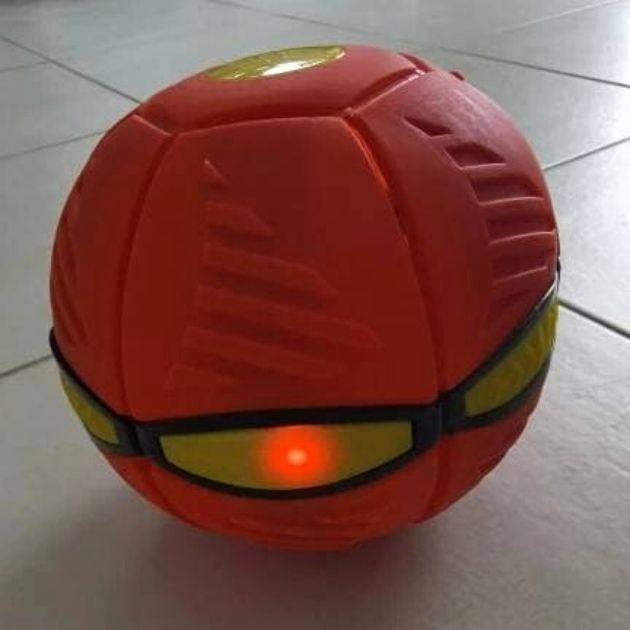 М'ячик-трансформер літаючий Flat Ball Disc НЛО Фрісбі з LED підсвічуванням для дітей (25206156) - фото 9 М'ячик-трансформер літаючий Flat Ball Disc НЛО Фрісбі з LED підсвічуванням для дітей (25206156) - фото 9