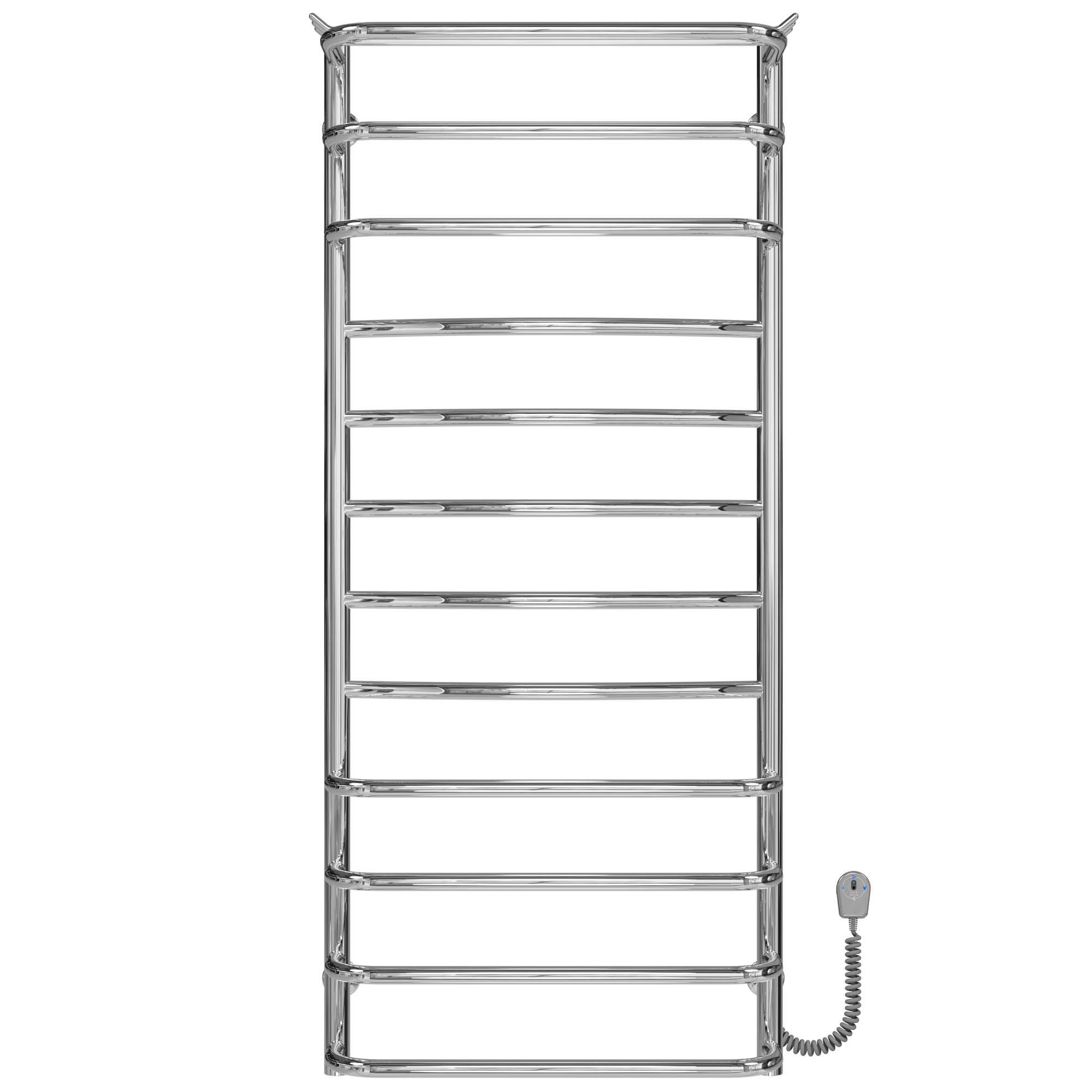 Рушникосушарка електрична Deffi Юність П12 EF16 праве підключення нержавіюча сталь 500х1200 мм Хром (C.YU.120.50.12.E.C.R.5)