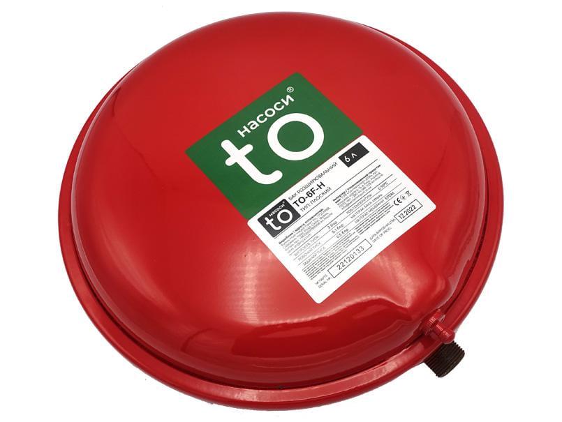 Бак расширительный toНАСОСИ плоский EPDM мембрана 6 л 3/4" (RS-TO-6F-H)
