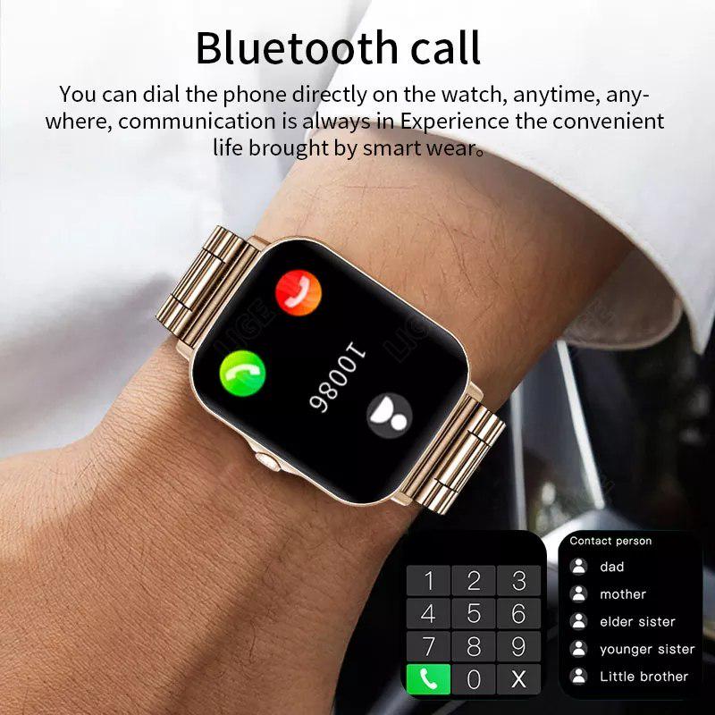 Смарт-годинник LIGE F97S тонометр/пульсоксиметр/дзвінок/ температура тіла 2 ремінці (f51dc619) - фото 7