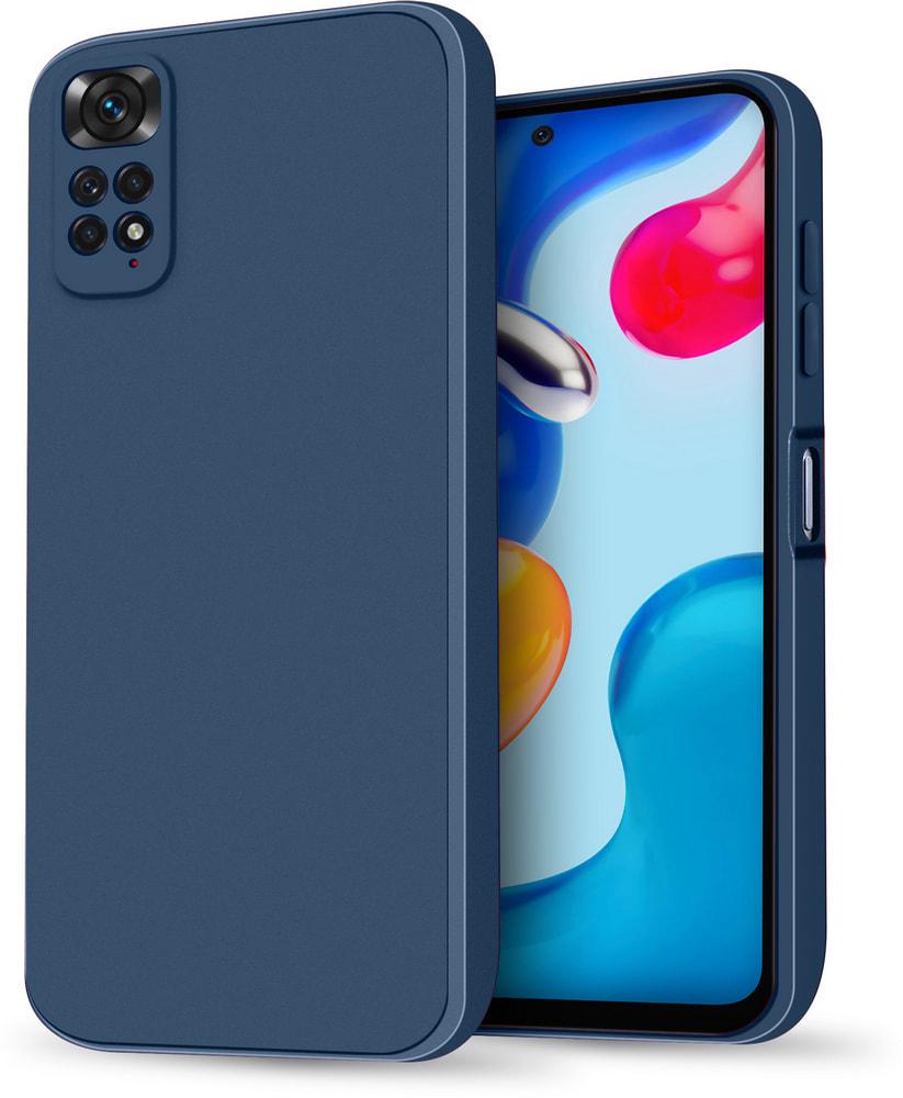 Силиконовый чехол HardCorner Xiaomi Redmi Note 11S (с микрофиброй) Blue (34858-28) Силиконовый чехол HardCorner Xiaomi Redmi Note 11S (с микрофиброй) Blue (34858-28)