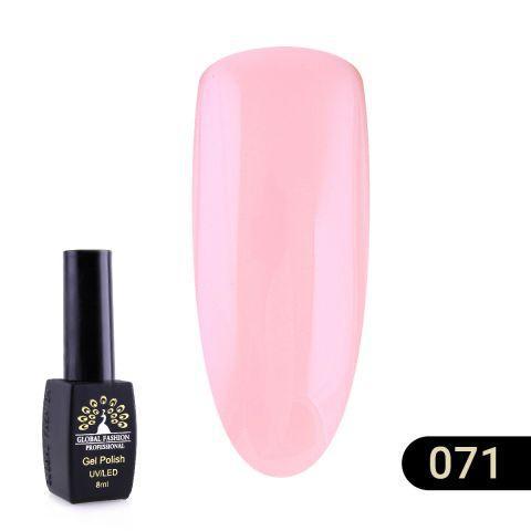 Гель-лак Global Fashion Black elite 071