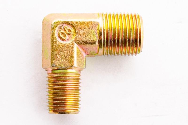 Уголок для компрессора с резьбой G1/4 и G3/8 (4486)