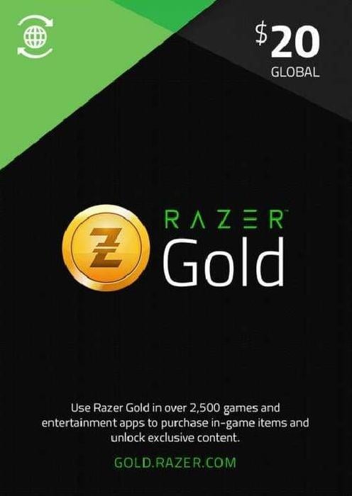 Ключ электронный Razer Gold 20$ PIN Global Ключ электронный Razer Gold 20$ PIN Global