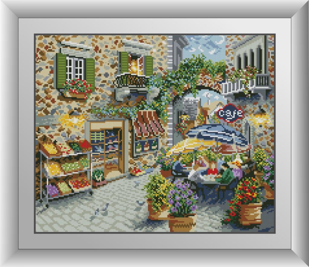 Алмазная мозаика Dream Art Уличное кафе 38х46 см (DA.30092)