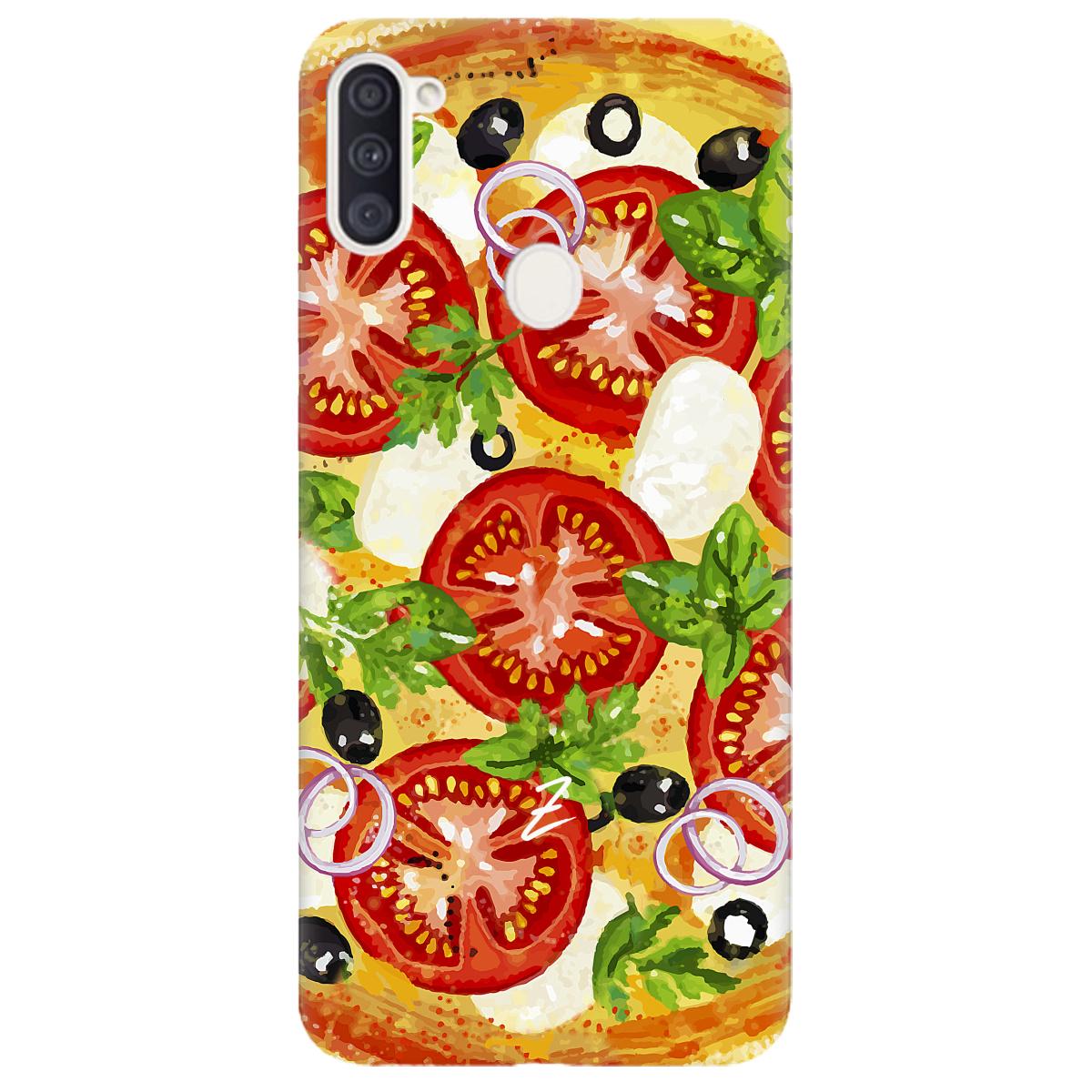 Силіконовий чохол Zorrov для Samsung Galaxy A11 - Pizza (14140040174100008)