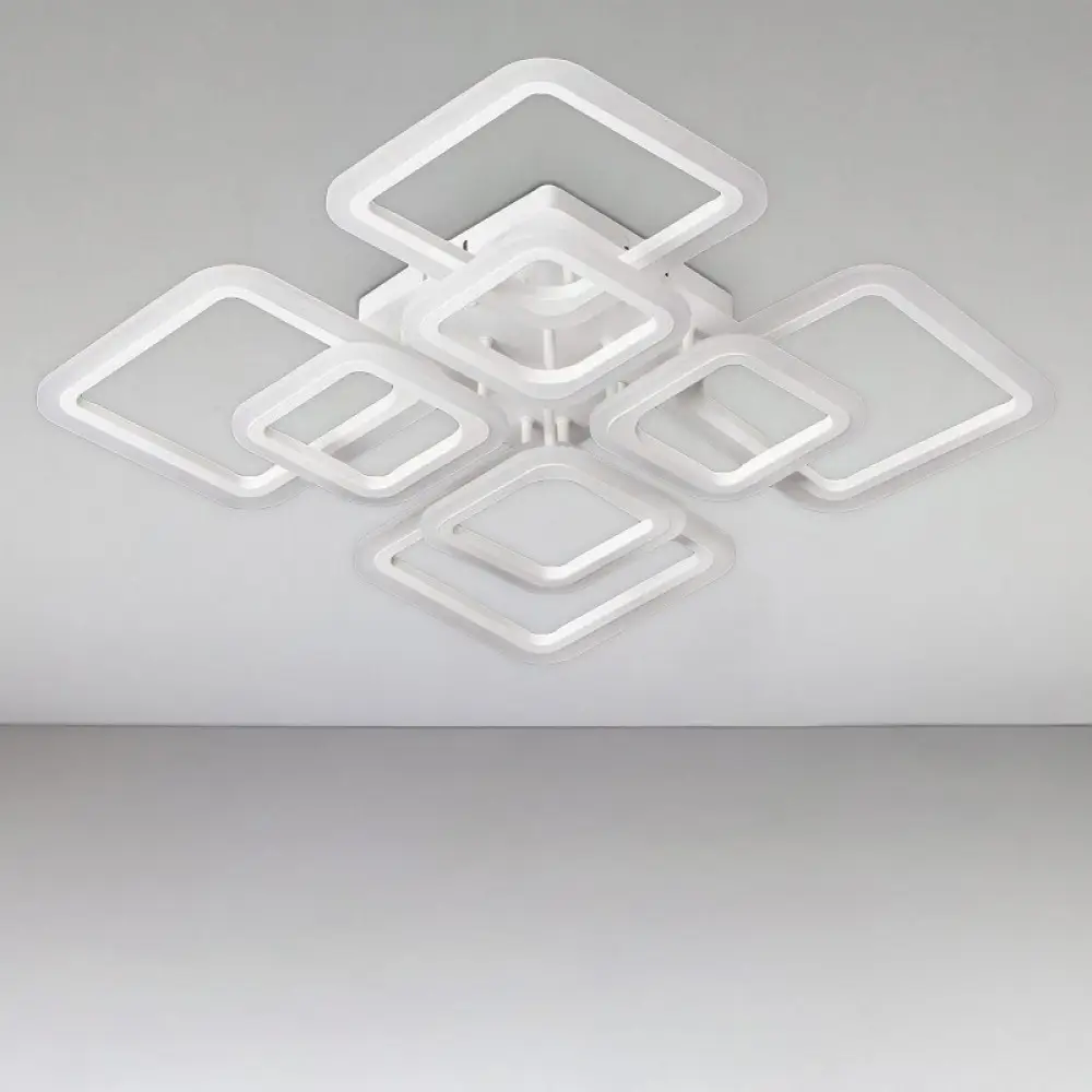 Люстра светодиодная Svet SL-5342/4+4B WT DIMMER 192W Белый