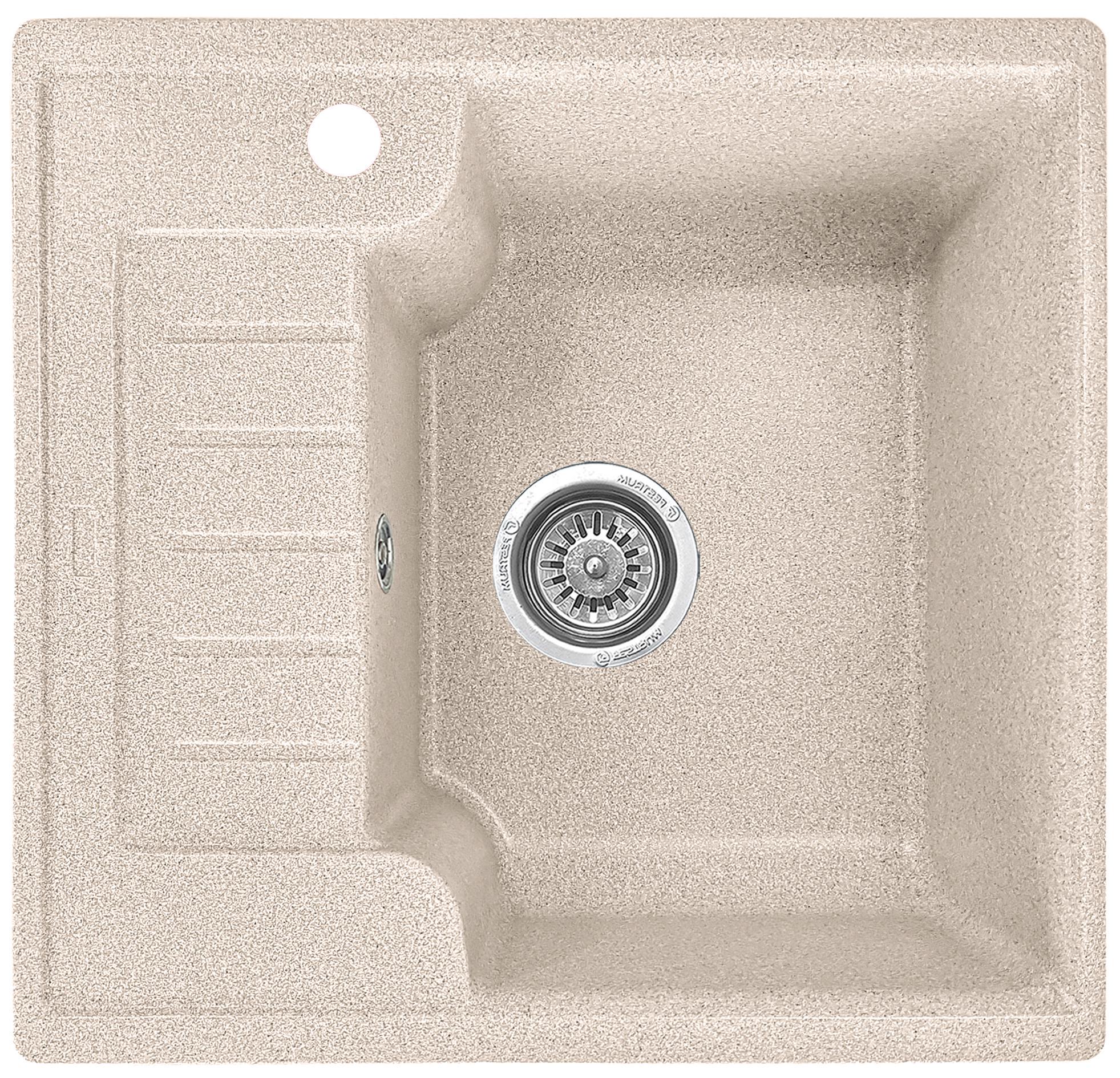 Мойка кухонная Valetti 71L 510x490 мм Бежевый - фото 1 Мойка кухонная Valetti 71L 510x490 мм Бежевый - фото 1