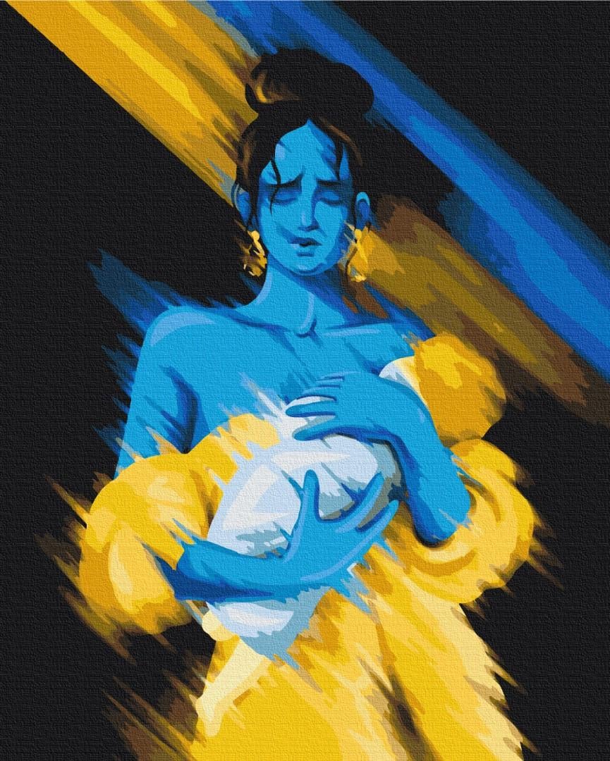 Картина по номерам Brushme BS53085 Будущее в руках 40х50 см (1720910186)