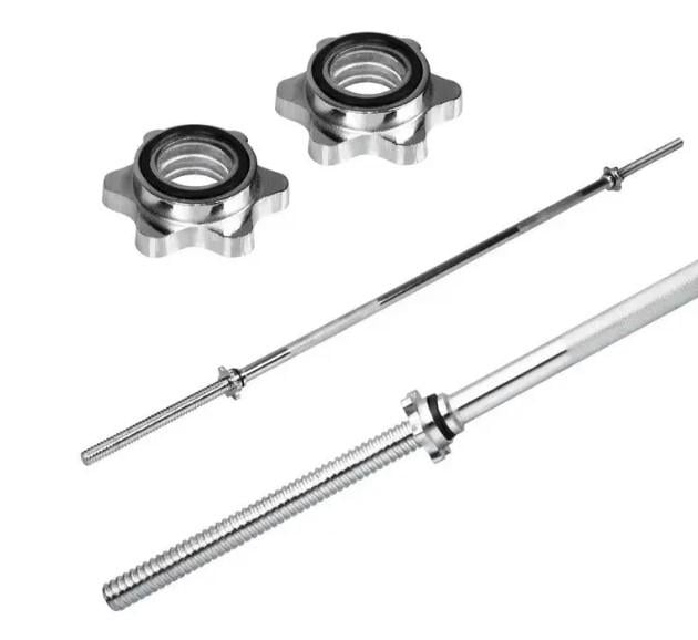 Штанга набірна/гантелі композитні розбірні WCG 2 грифа 92 кг - фото 2