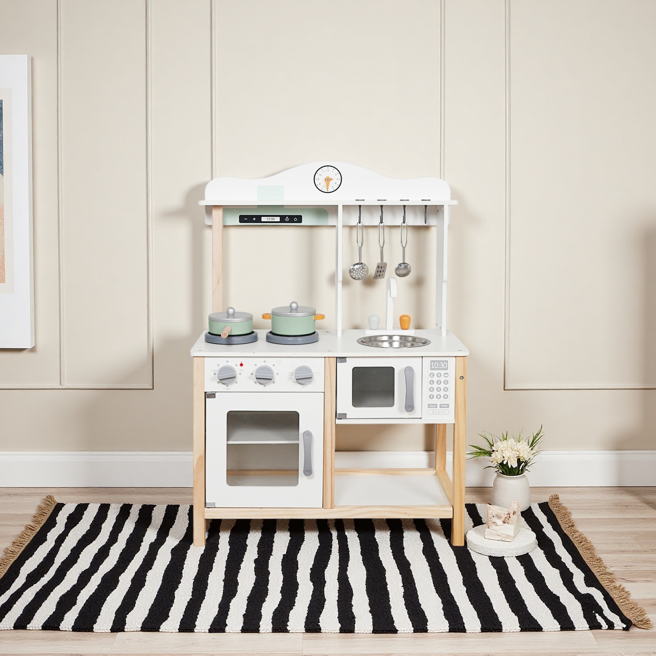 Дитяча дерев’яна кухня Щасливий шеф з аксесуарами (2810782317) - фото 6 Дитяча дерев’яна кухня Щасливий шеф з аксесуарами (2810782317) - фото 6