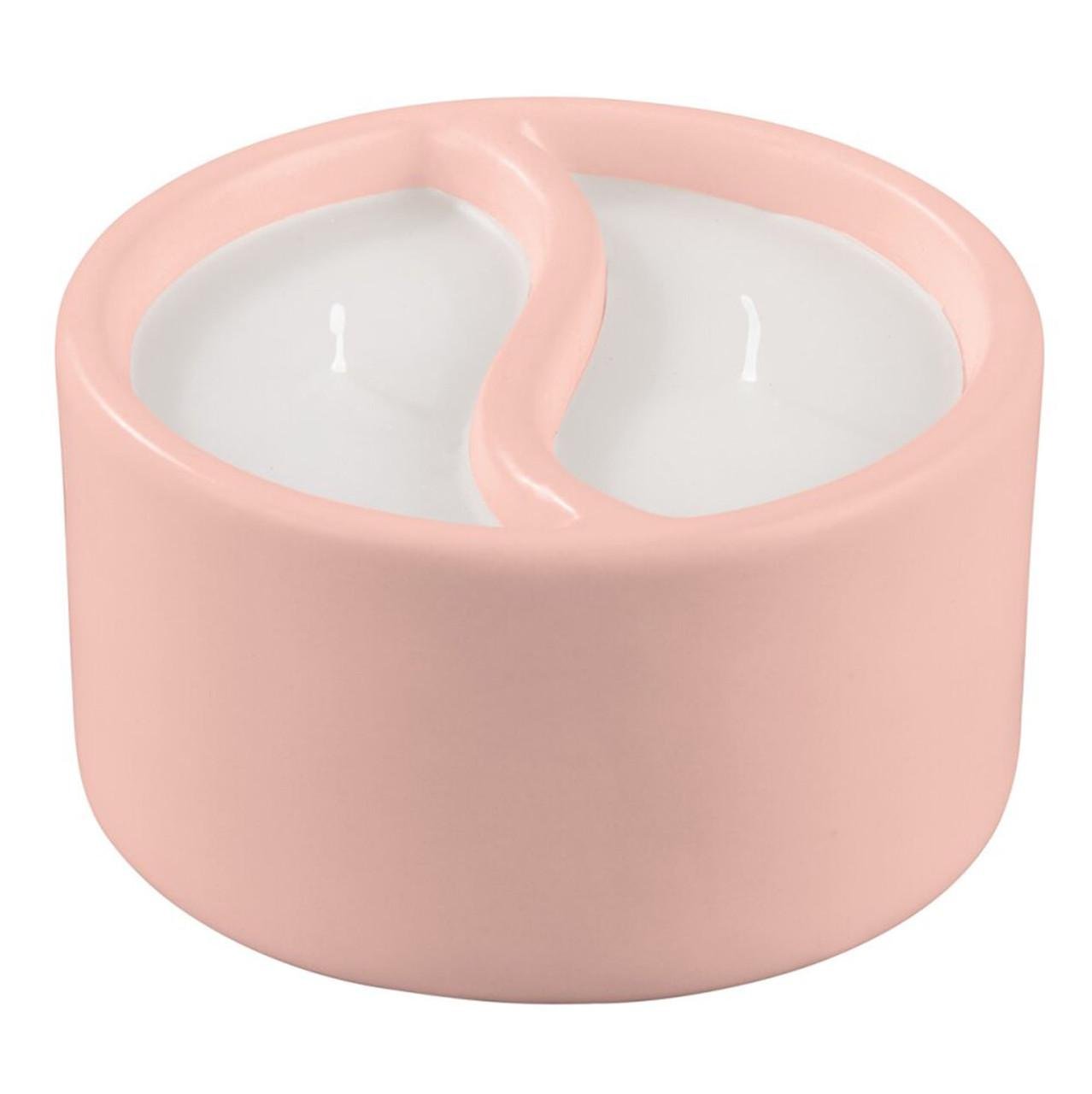 Ароматична свічка Livarno Home Магнолія та мускус в керамічному підсвічнику 12,5 см (2822642367)