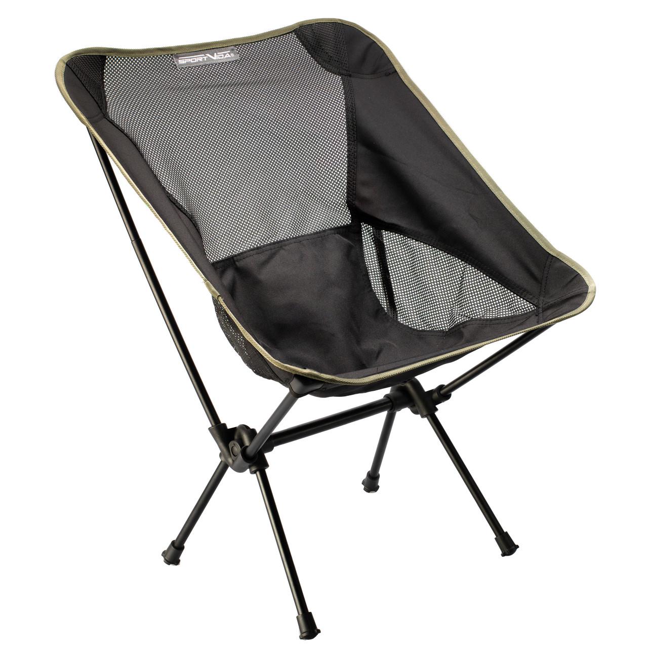 Кресло туристическое складное SportVida SV-ML0010 для кемпинга и рыбалки