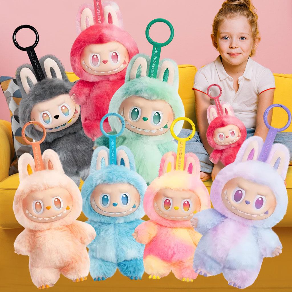 Коллекционная фигурка-брелок Серия №3 Labubu HaveASeat/TheMonsters 17 см - фото 11