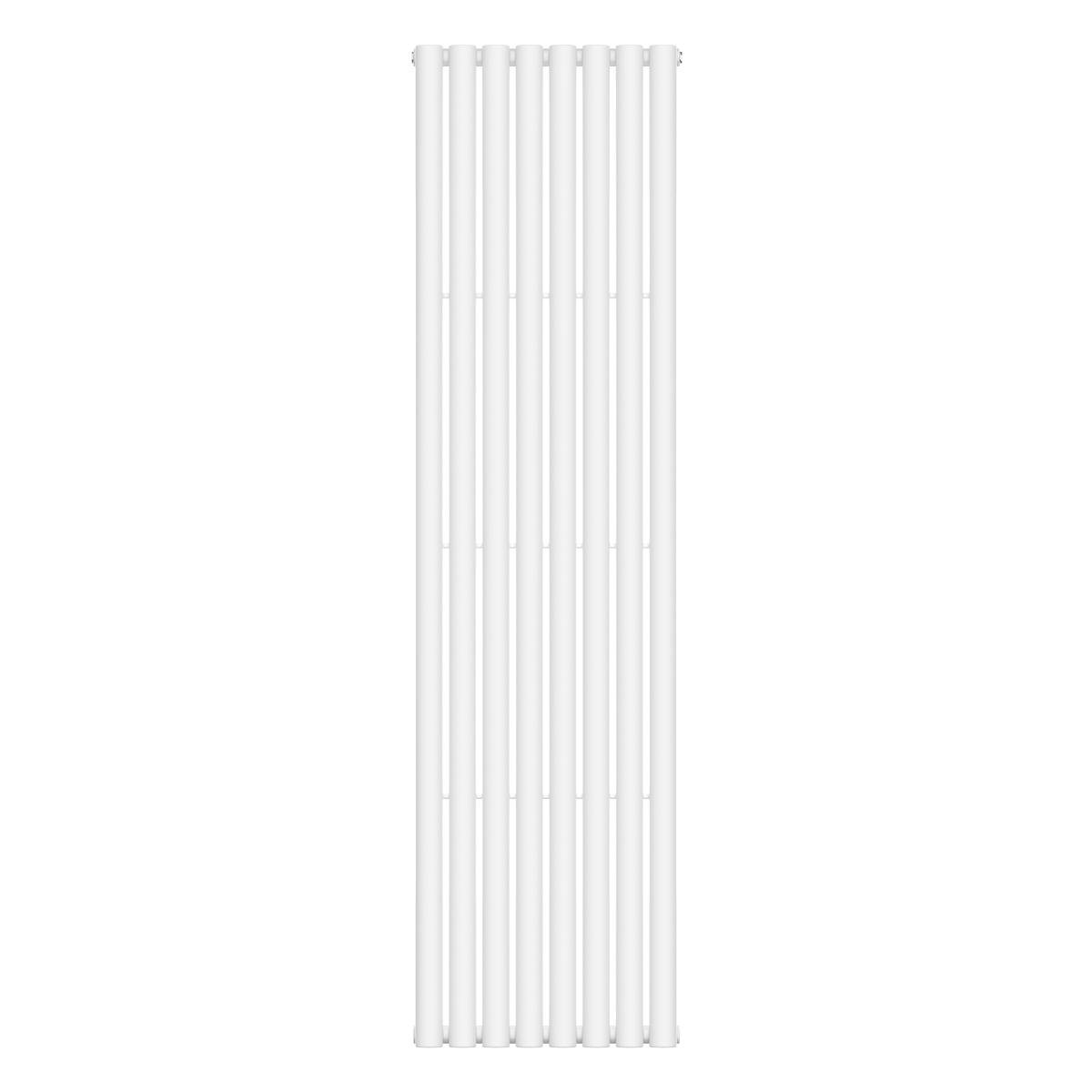 Вертикальний радіатор NAVIN Ellipse 480х1800-8 мм anticor Білий (S02-145032-4818) - фото 1