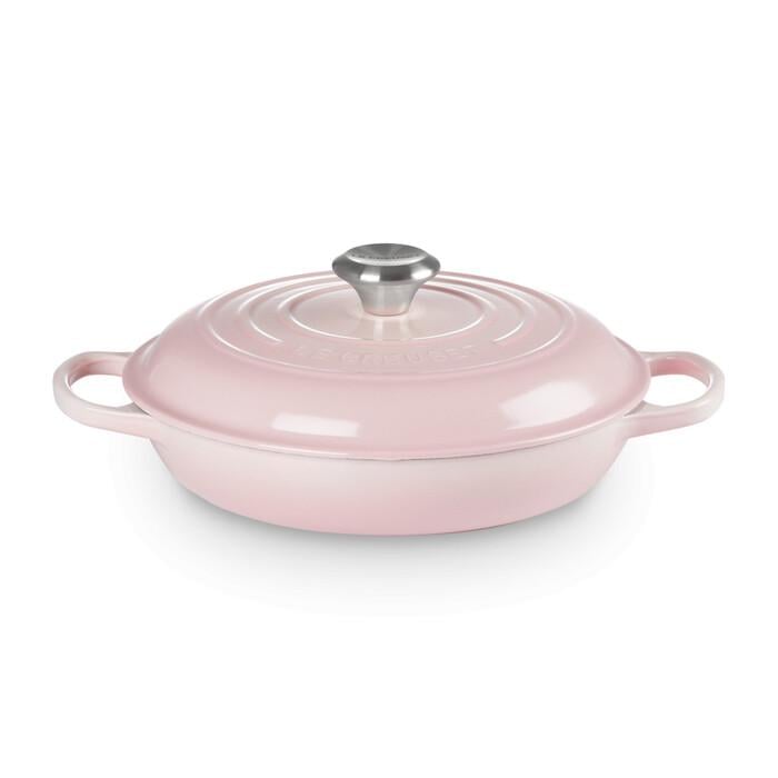 Кастрюля Le Creuset низкая 26 см 2,2 л Shell Pink