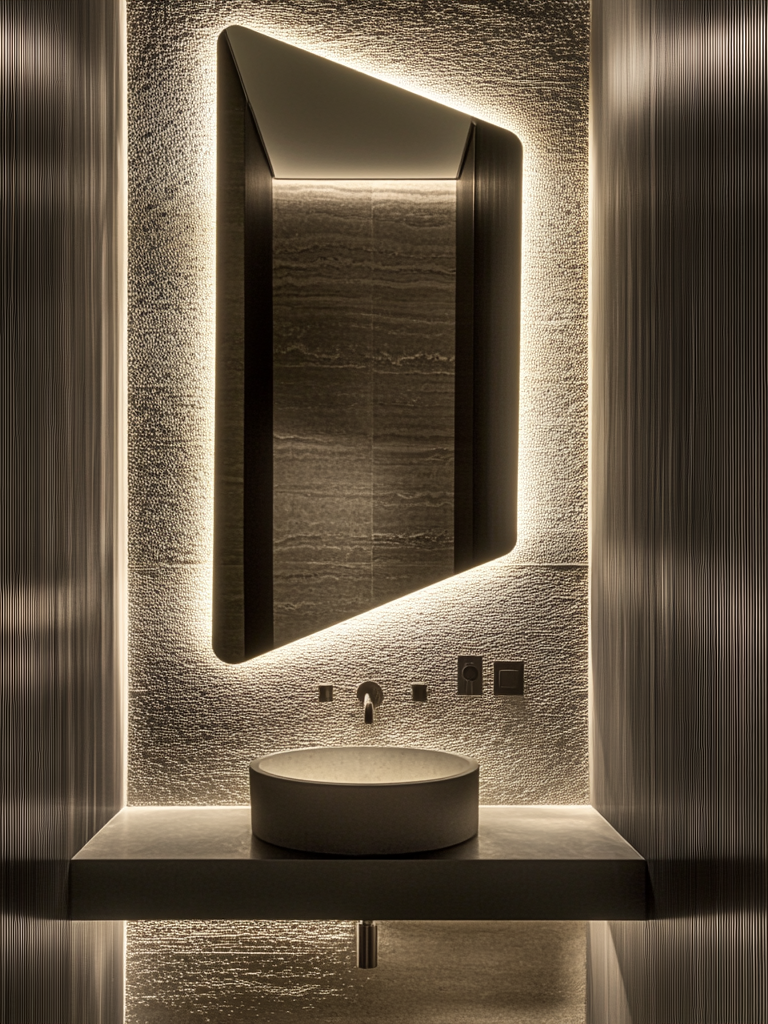 Зеркало Визер с подсветкой 45х70 см (10028-4570stW)