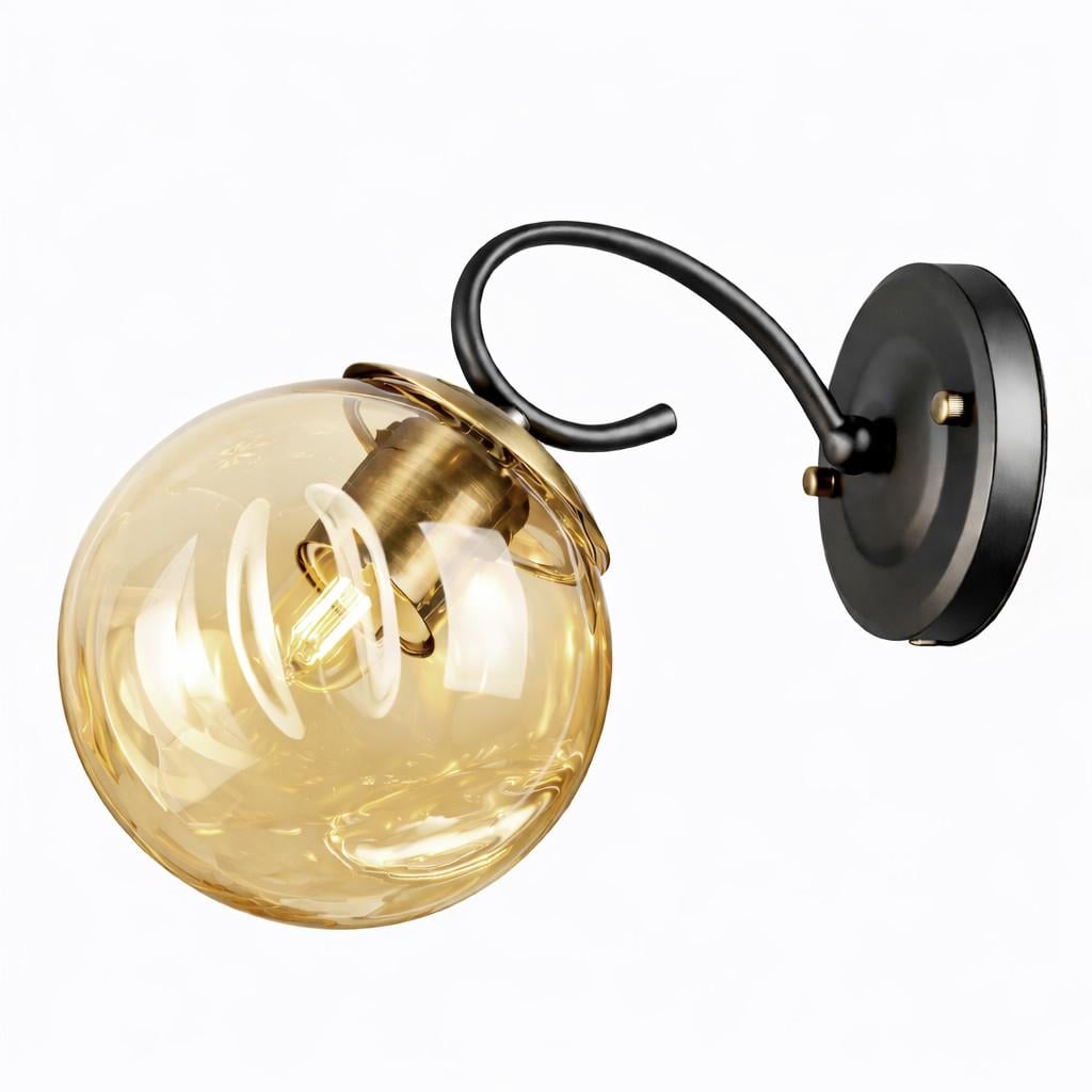 Бра P5-N3602/1W BK+AB (32695531)