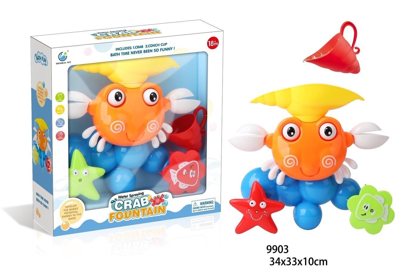 Игрушка для ванны XoKo Bath Fun Забавный Краб (9903)