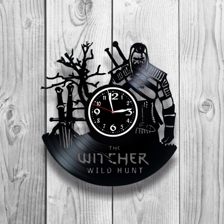 Часы настенные The Witcher 0372 из виниловой пластинки