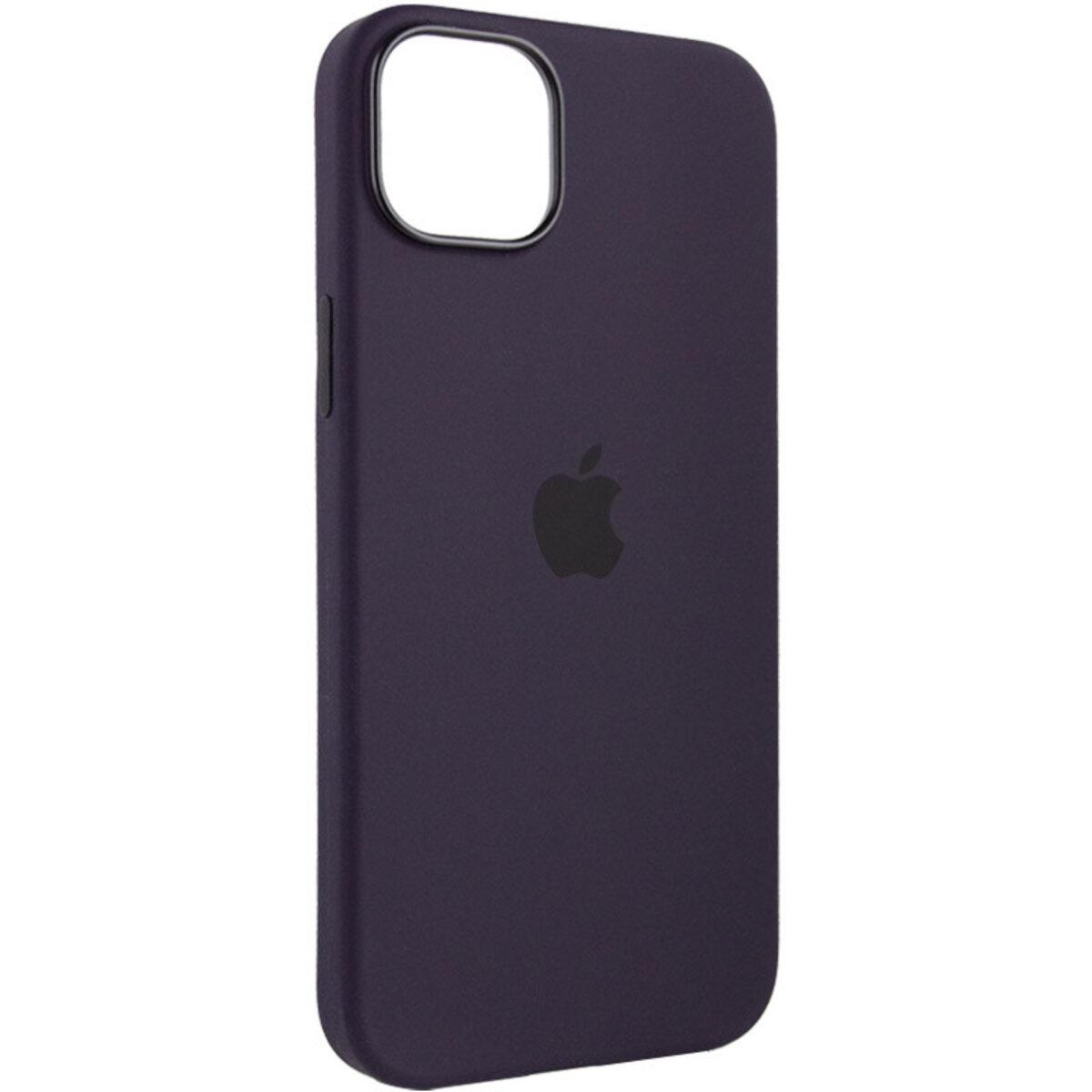 Протиударний чохол Silicone Full Case AAA MagSafe IC для Apple iPhone 14 Elderberry - фото 5