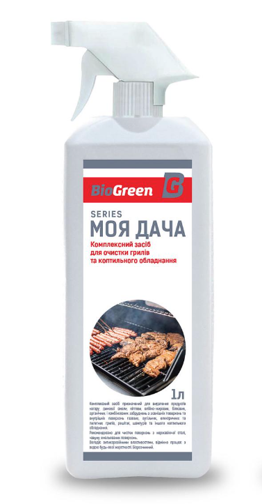 Комплексний засіб Bioclean для очистки грилів та коптильного обладнання 1 л (18727657)