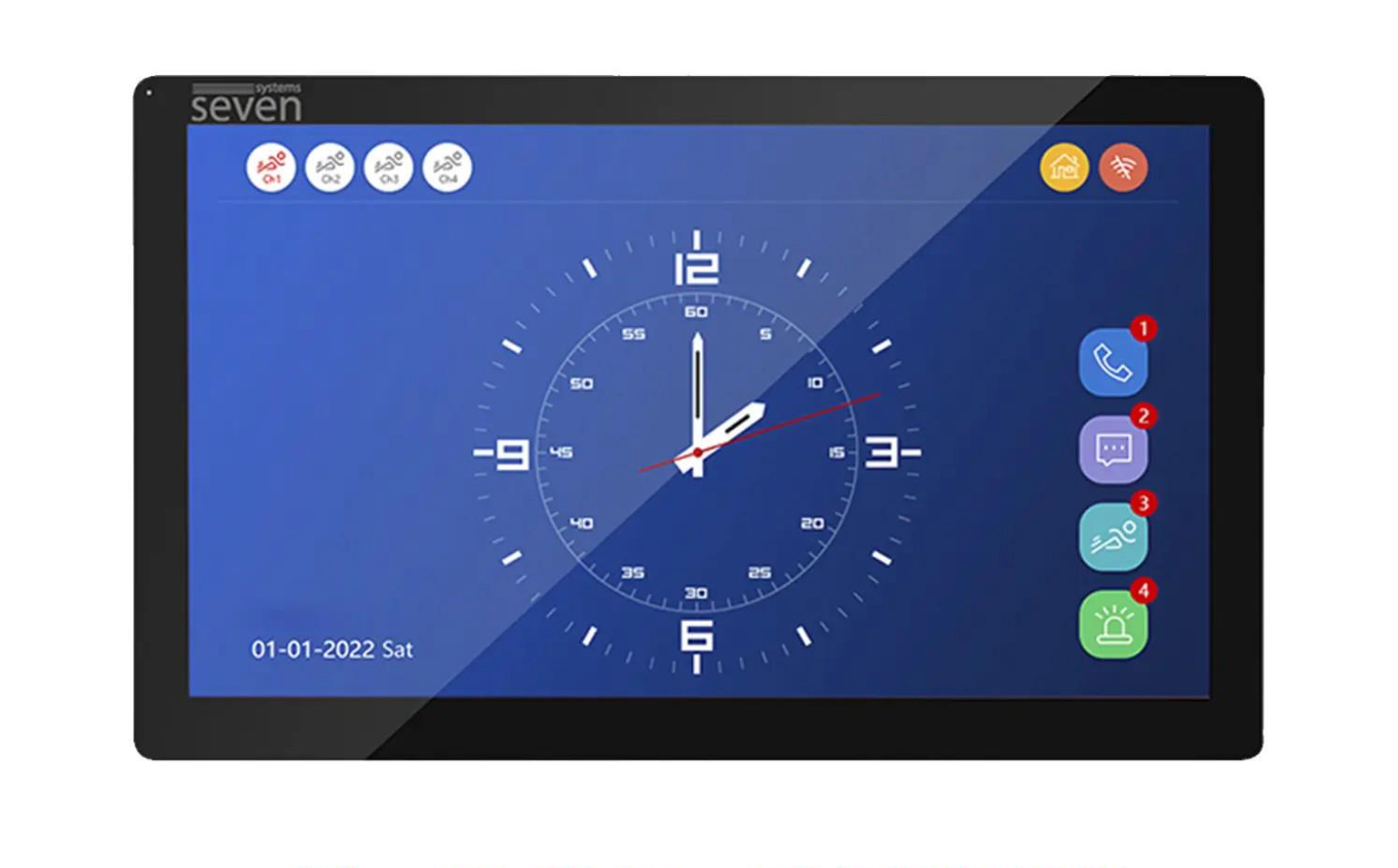 Відеодомофон IP 10" SEVEN DP-7517FHDW-IPS Wi-Fi Black (25198594)