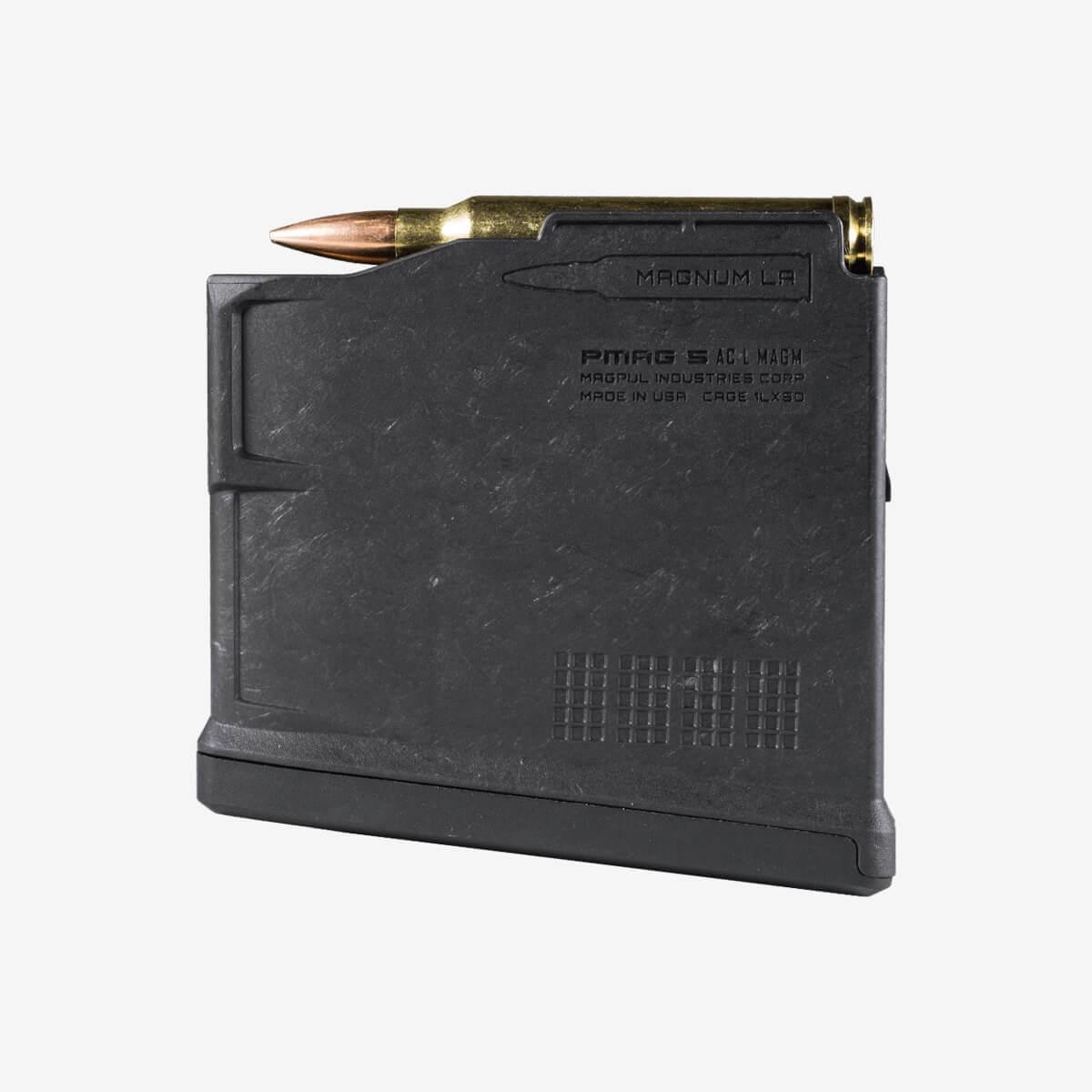 Магазин Magpul PMAG 5 AC L Magnum AICS Long Action калибр .300 WM на 5 патронов (MAG698) - фото 3 Магазин Magpul PMAG 5 AC L Magnum AICS Long Action калибр .300 WM на 5 патронов (MAG698) - фото 3