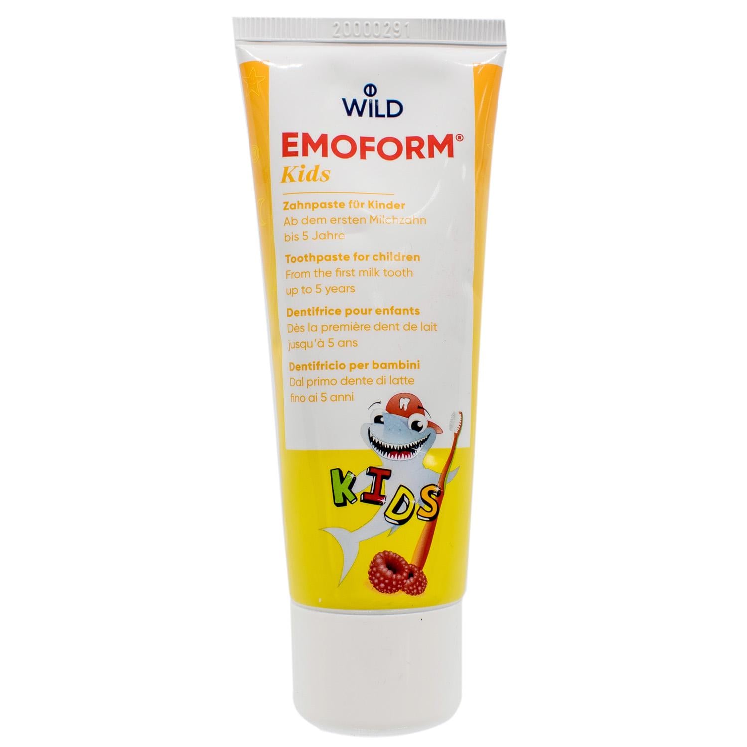 Зубна паста Dr.Wild Emoform Kids для дітей 75 мл (543465) Зубна паста Dr.Wild Emoform Kids для дітей 75 мл (543465)