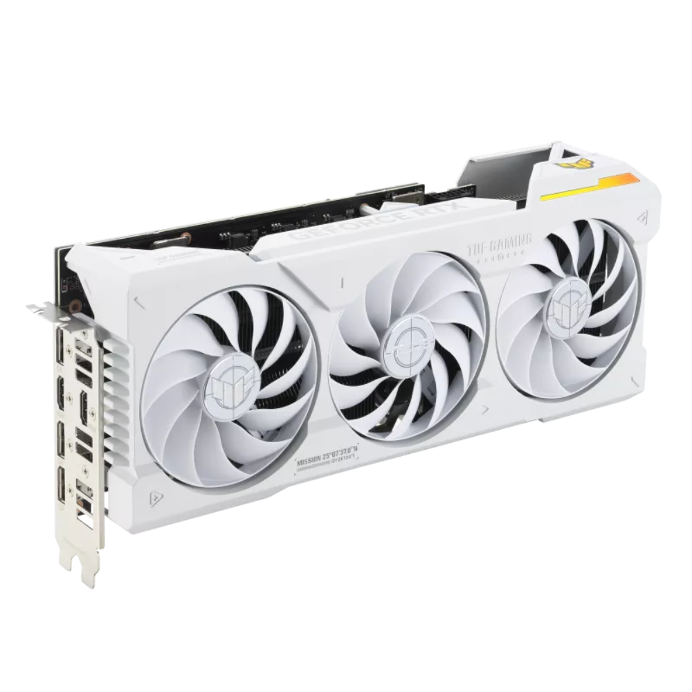 Видеокарта Asus TUF-RTX4070TIS-O16G-WHITE-GAMING 16 Гб GDDR6X 21000 МГц - фото 4 Видеокарта Asus TUF-RTX4070TIS-O16G-WHITE-GAMING 16 Гб GDDR6X 21000 МГц - фото 4
