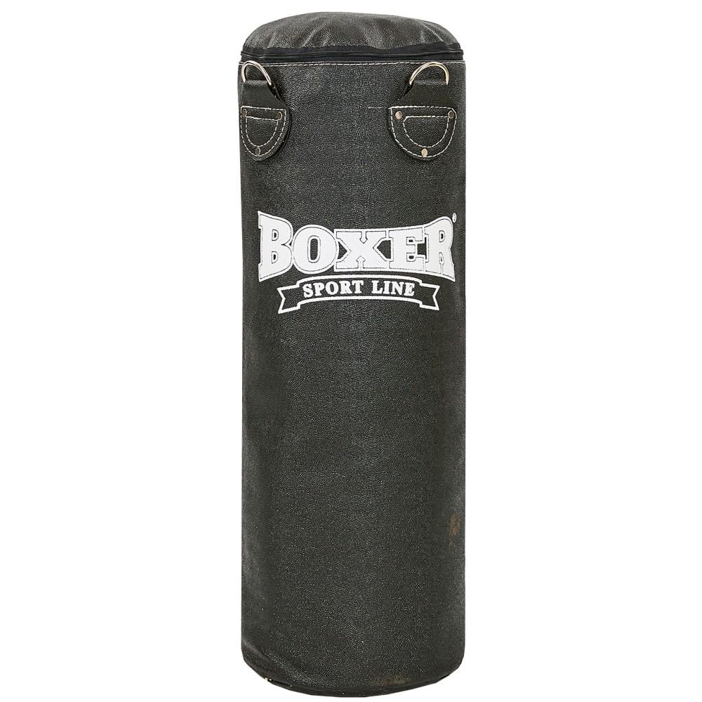 Мішок боксерський Boxer кирза 100 см Чорний (1002-03) - фото 1