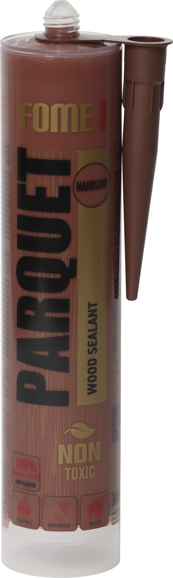 Герметик для ламината Fome Flex Parquet 300 мл Красное дерево (01-4-2-024)