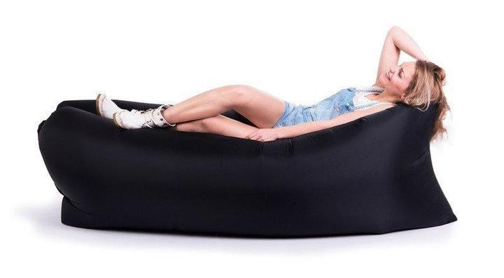 Диван надувний Lamzac Air Cushion для відпочинку Чорний - фото 4 Диван надувний Lamzac Air Cushion для відпочинку Чорний - фото 4
