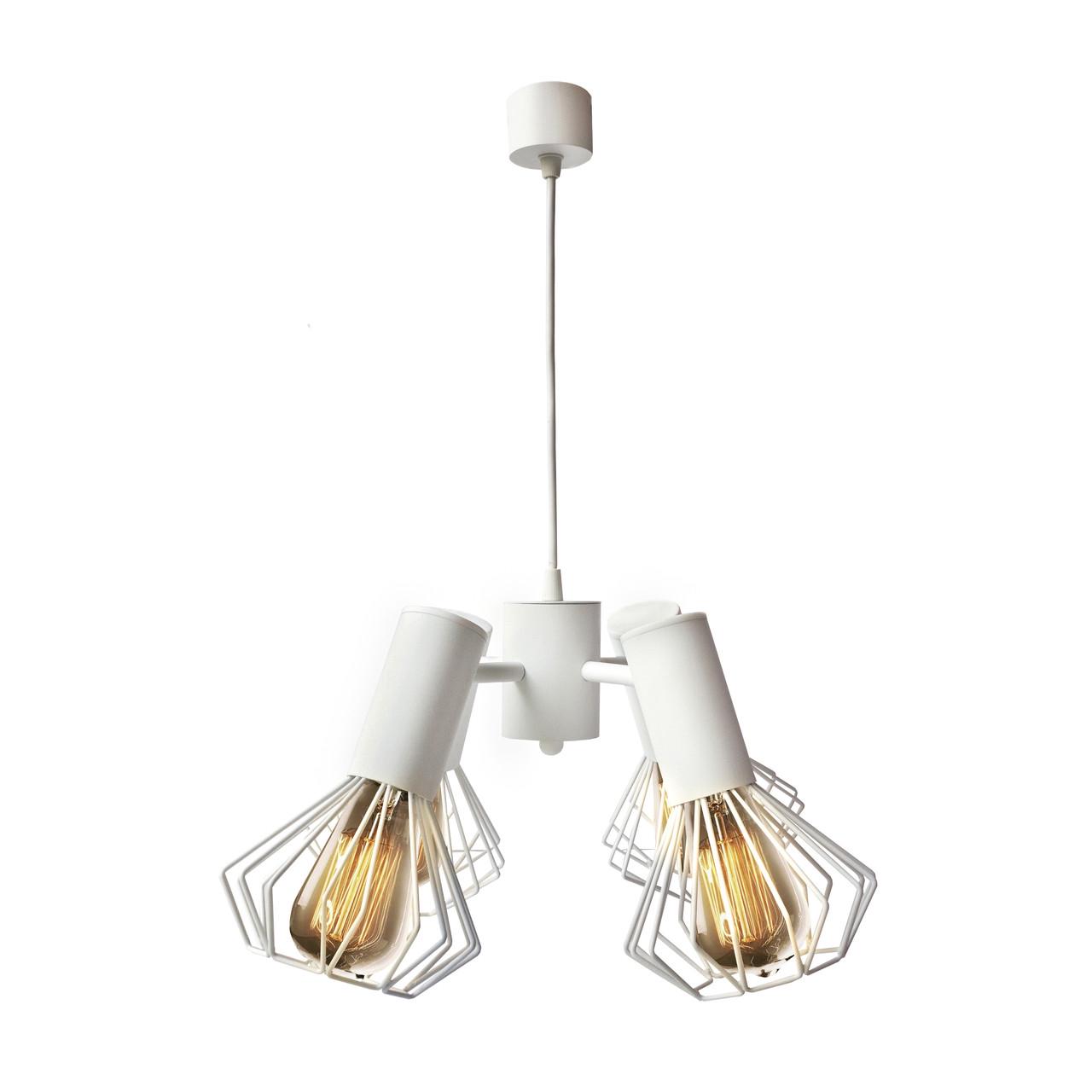 Люстра подвесная MSK ELECTRIC Diadem Е27 NL 22153-4 WH (23623795)