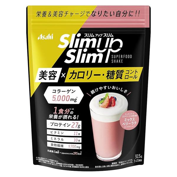Протеин Asahi Slim Up Diet protein shake 315 г 30 порций Baddy Berry (000024164)