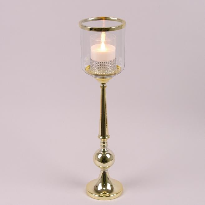 Підсвічник металевий Flora H-54,5 см (26851) - фото 4