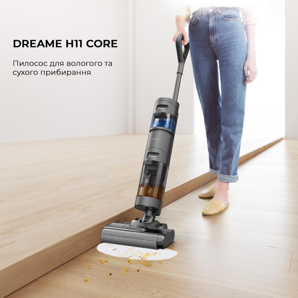 Пилосос акумуляторний миючий DREAME Wet&Dry Vacuum Cleaner H11 Core HHR21A Black - фото 2 Пилосос акумуляторний миючий DREAME Wet&Dry Vacuum Cleaner H11 Core HHR21A Black - фото 2