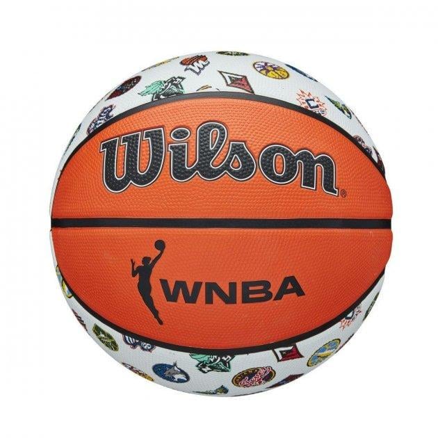 М'яч баскетбольний W WNBA ALL TEAM BSKT №6 Помаранчевий/Білий (WTB46001XBWNBA)