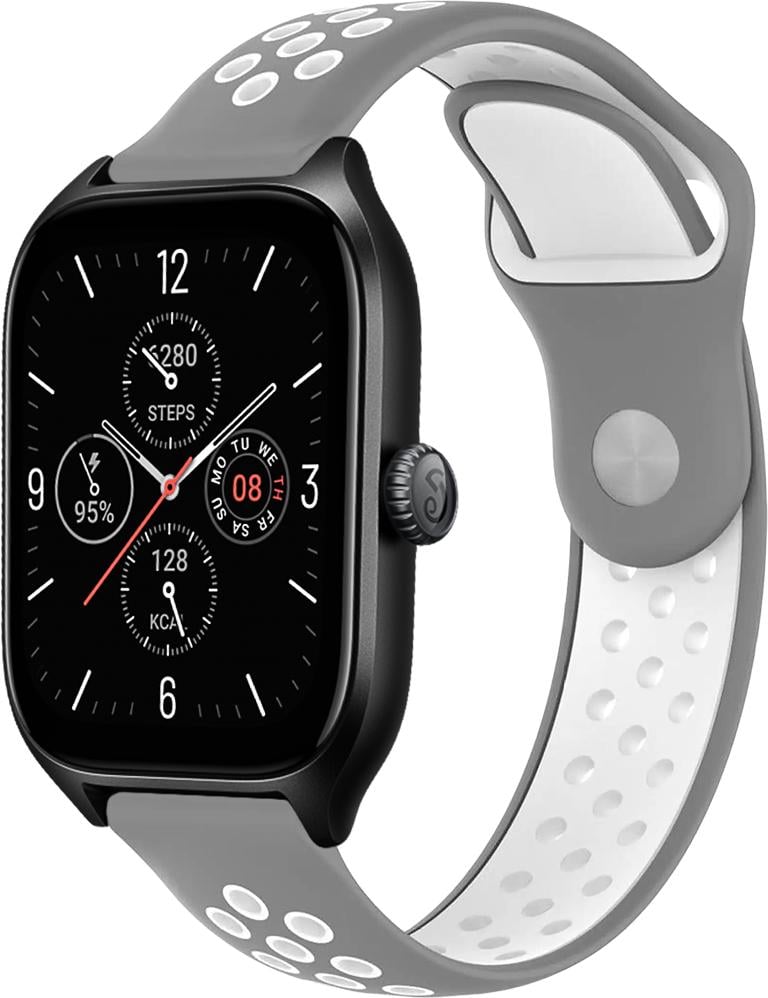 Ремінець Sport для Amazfit GTS 4/mini Grey (29454-33) - фото 1 Ремінець Sport для Amazfit GTS 4/mini Grey (29454-33) - фото 1