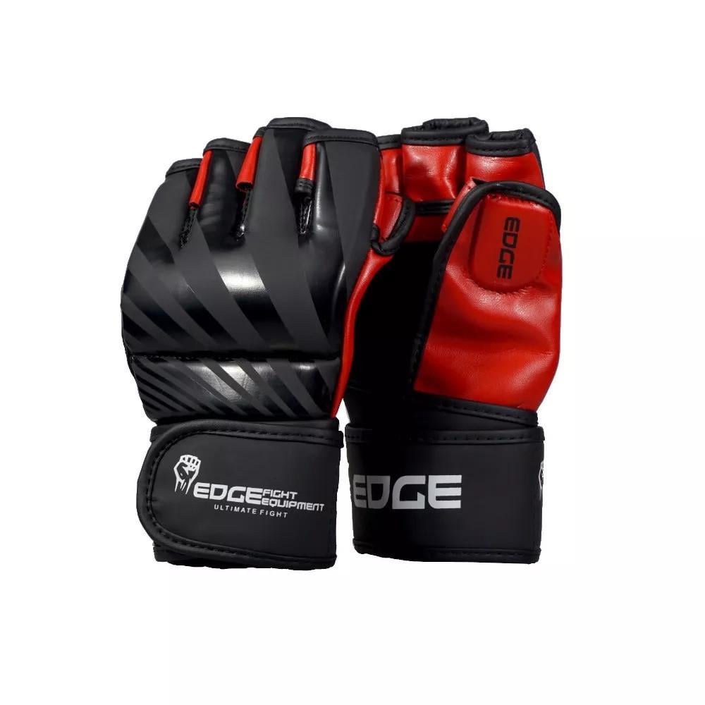 Перчатки для ММА EDGE Blade ERM7 экокожа XL Black/Red Перчатки для ММА EDGE Blade ERM7 экокожа XL Black/Red