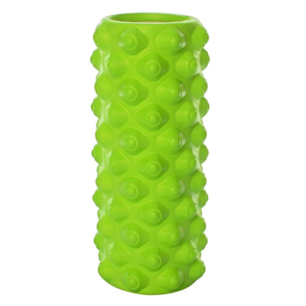 Роллер массажный Profi 33х14 см Салатовый MS 0857-5