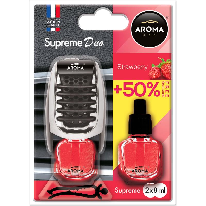 Ароматизатор Aroma Car Supreme DUO Slim Strawberry 8 мл