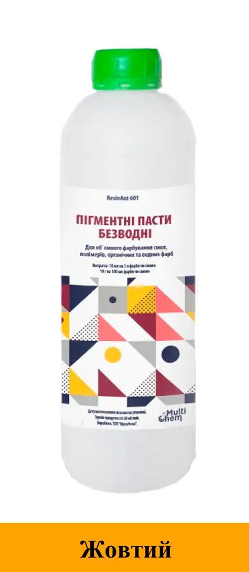 Паста пігментна безводна ResinAnt 601 для епоксидної смоли матова 70 мл Жовтий (076081) - фото 1 Паста пігментна безводна ResinAnt 601 для епоксидної смоли матова 70 мл Жовтий (076081) - фото 1