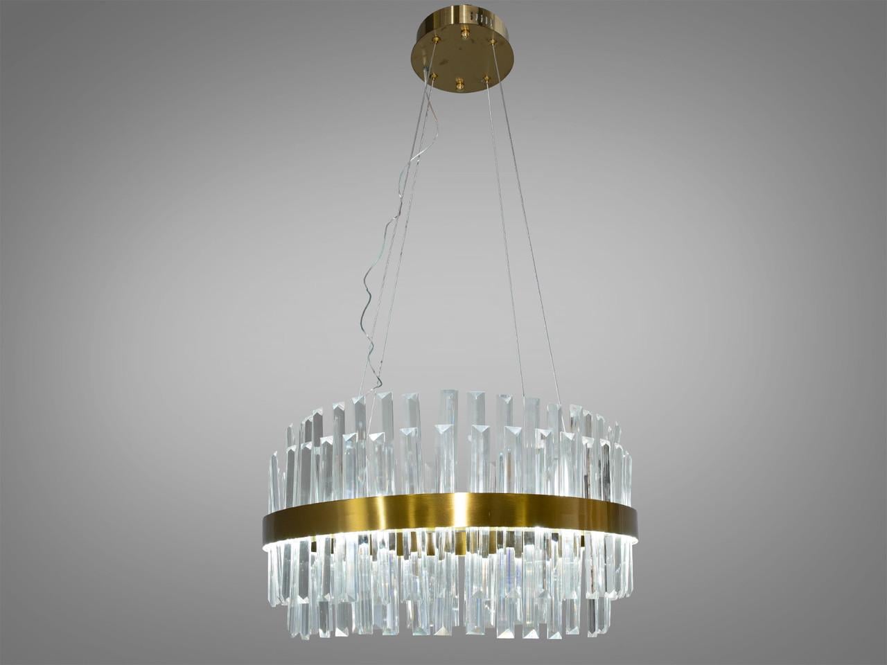 Люстра хрустальная LED в гостиную 840-500BR-LS 110W на 15 м2 Бронзовый (2120943725) Люстра хрустальная LED в гостиную 840-500BR-LS 110W на 15 м2 Бронзовый (2120943725)